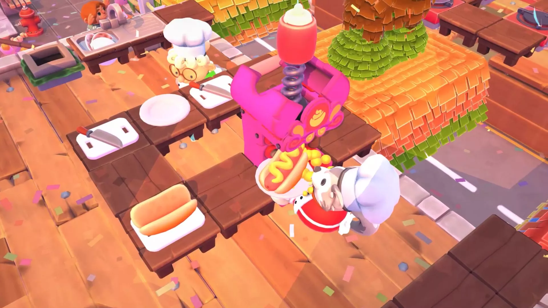 《煮糊了2 分手厨房2 Overcooked2》Switch美版中文版NSP下载 – 含1.0.19补丁+5DLC - 轻创社