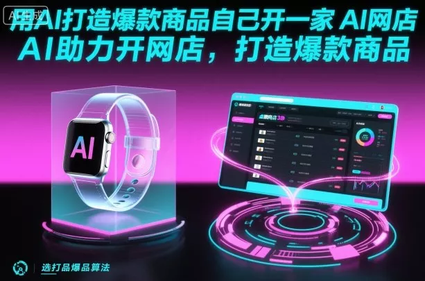 用AI打造爆款商品自己开一家AI网店，AI助力开网店，打造爆款商品 - 轻创社