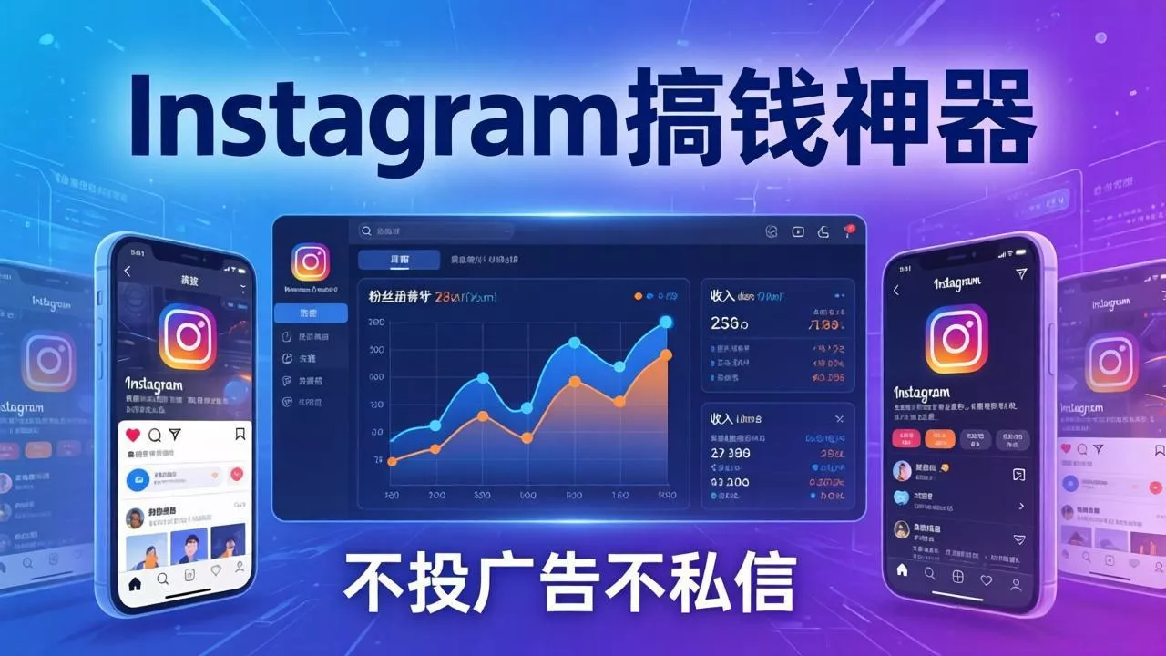 Instagram搞钱神器：月涨6万粉+月入5万刀，不投广告不私信，靠算法+低价产品 - 轻创社