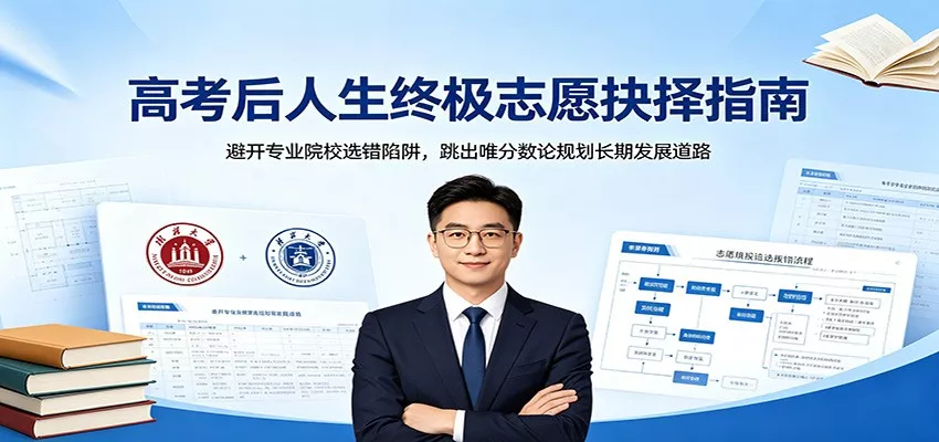 高考后人生终极志愿抉择指南：避开专业院校选错陷阱，跳出唯分数论规划长期发展道路 - 轻创社