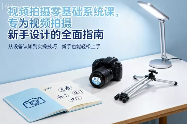 视频拍摄零基础系统课，专为视频拍摄新手设计的全面指南 - 轻创社