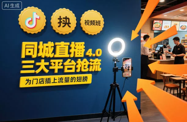 同城直播实操班4.0，三大平台抢流，为门店插上流量的翅膀 - 轻创社
