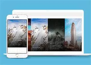 简洁职业摄影师官方网站模板 - 轻创社