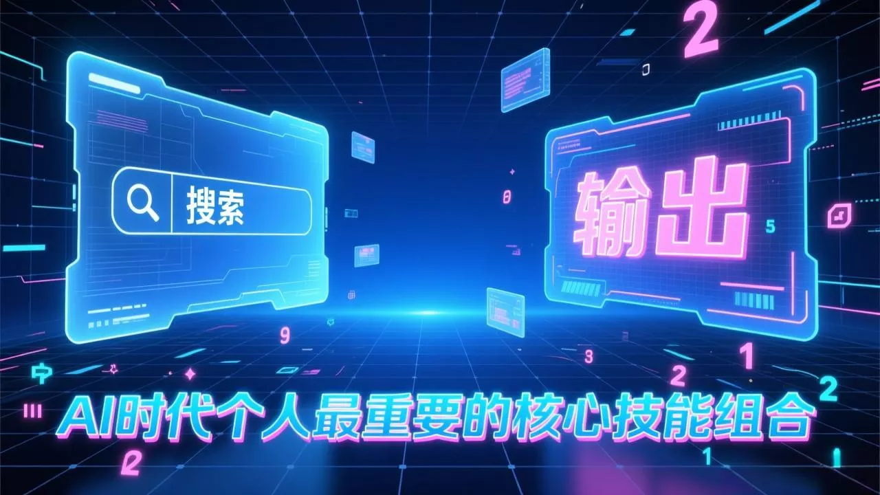 付费文章：AI时代个人最重要的核心技能组合：“输出能力”和“搜索能力” - 轻创社