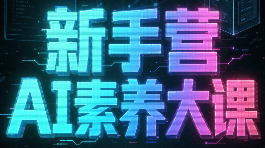 破局俱乐部·破局行动新手营AI素养大课 - 轻创社