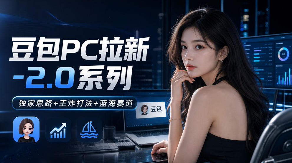 豆包PC拉新2.0系列-独家思路+王炸打法+蓝海赛道 - 轻创社