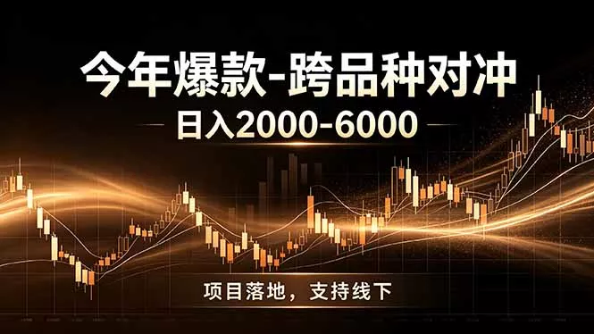 全新跨品种对冲模式上线！日稳定盈利 2000-6000，合规长久可批量放大 - 轻创社