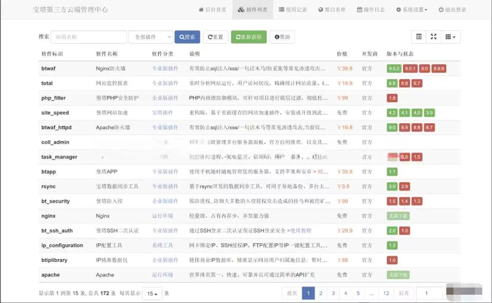 第三方宝塔面板 btcloud PHP源码 - 轻创社