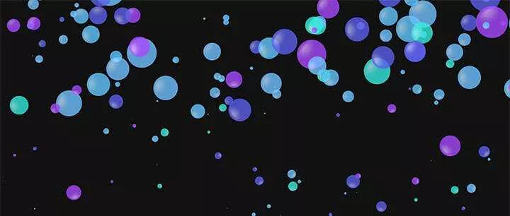 js+css3彩色气泡浮动上升动画特效 - 轻创社