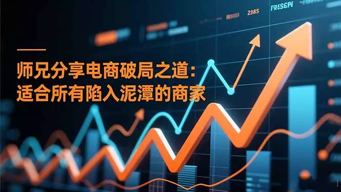 师兄分享电商破局之道：适合所有陷入泥潭的商家 - 轻创社