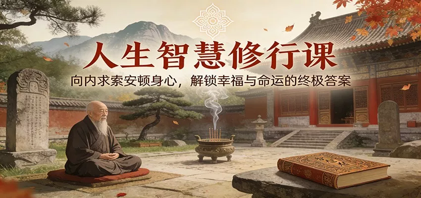 人生智慧修行课：向内求索安顿身心，解锁幸福与命运的终极答案 - 轻创社