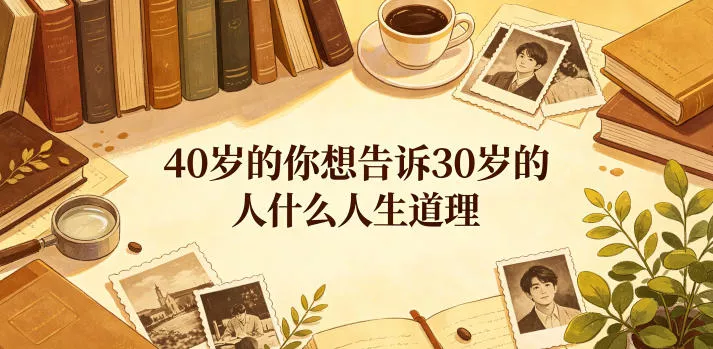 公众号付费文章：40岁的你想告诉30岁的人什么人生道理？ - 轻创社