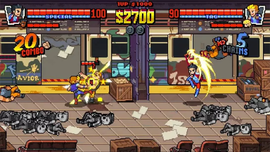 【美版】双截龙外传:龙之崛起 Double Dragon Gaiden : Rise of the Dragons 中文 【美版】双截龙外传:龙之崛起 Double Dragon Gaiden : Rise of the Dragons 中文