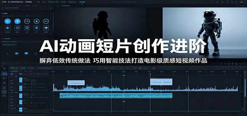 AI动画短片创作进阶：摒弃低效传统做法，巧用智能技法打造电影级质感短视频作品 - 轻创社
