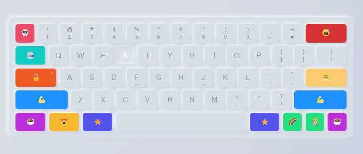 css3创意卡通虚拟键盘样式特效 - 轻创社