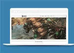 动漫设计工作室网站源码模板下载 - 轻创社