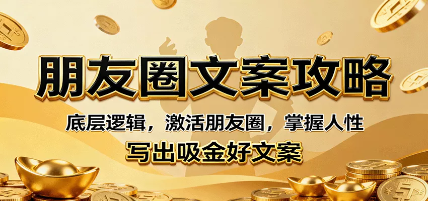 朋友圈文案攻略：底层逻辑，激活朋友圈，掌握人性，写出吸金好文案 - 轻创社