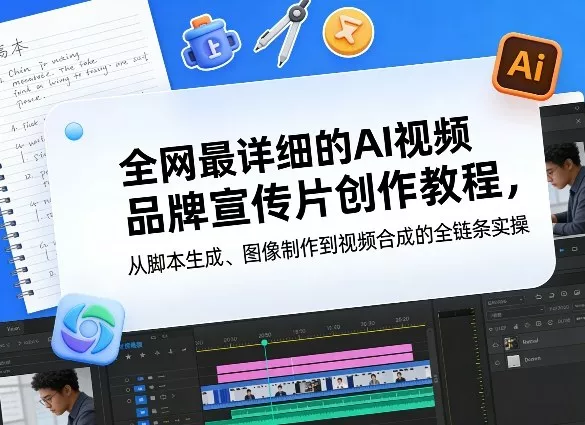全网最详细的AI视频品牌宣传片创作教程，从脚本生成、图像制作到视频合成的全链条实操 - 轻创社
