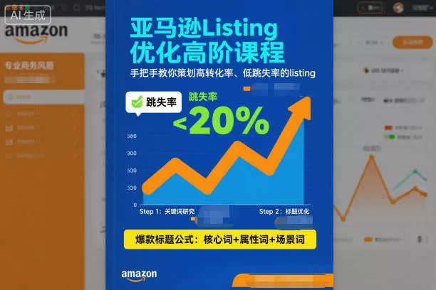 亚马逊Listing优化高阶课程，手把手教你策划高转化率、低跳失率的listing - 轻创社