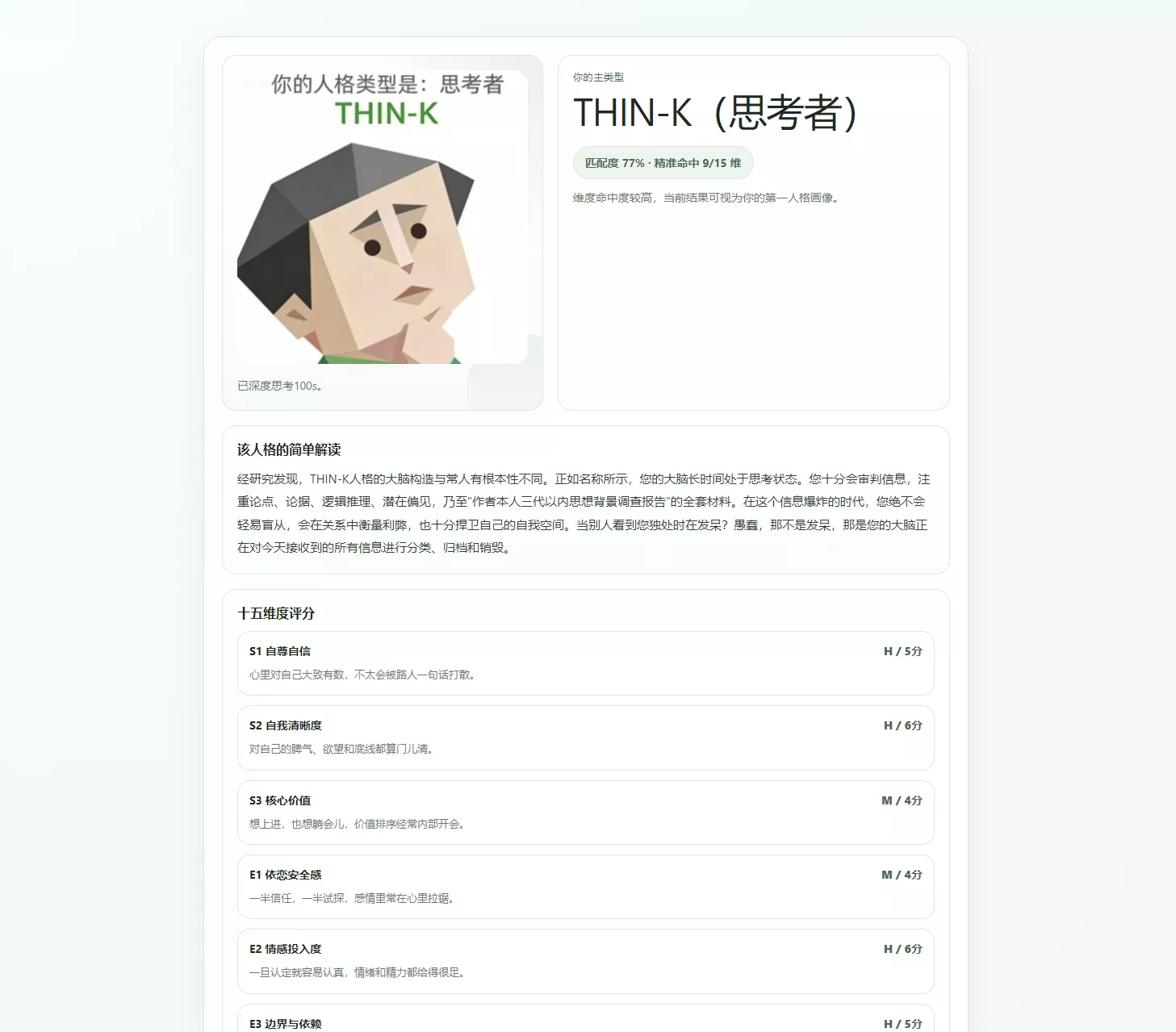 最新SBTI人格测试源码