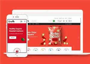 有机食品线上超市网页源码模板 - 轻创社