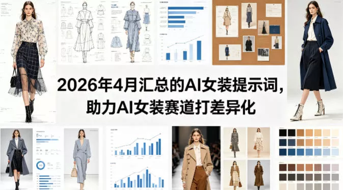 2026年4月汇总的AI女装提示词,助力AI女装赛道打差异化 2026年4月汇总的AI女装提示词,助力AI女装赛道打差异化