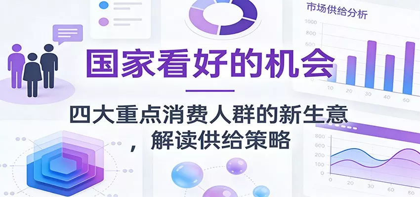 公众号付费文章：国家看好的机会，四大重点消费人群的新生意，解读供给策略 - 轻创社