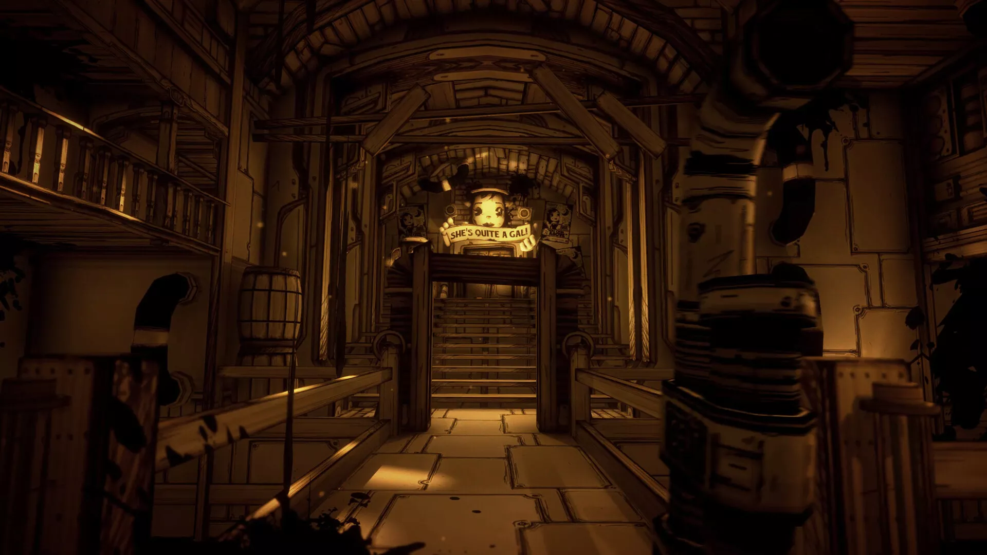 《班迪与墨水机器 Bendy and the Ink Machine》Switch美版中文NSZ下载 – 含2.0.2a补丁 - 轻创社