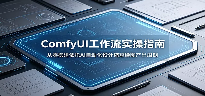 ComfyUI 工作流实操指南:从零搭建依托AI自动化设计缩短绘图产出周期 - 轻创社