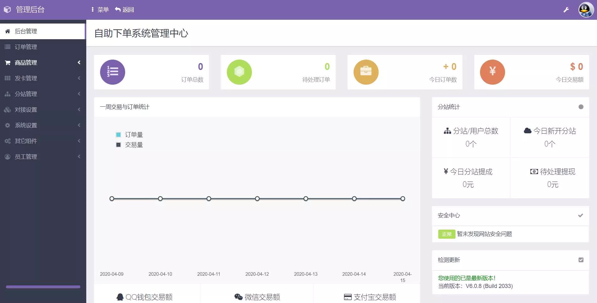 彩虹代刷网源码V6.0.8完美运营防黑版 - 轻创社