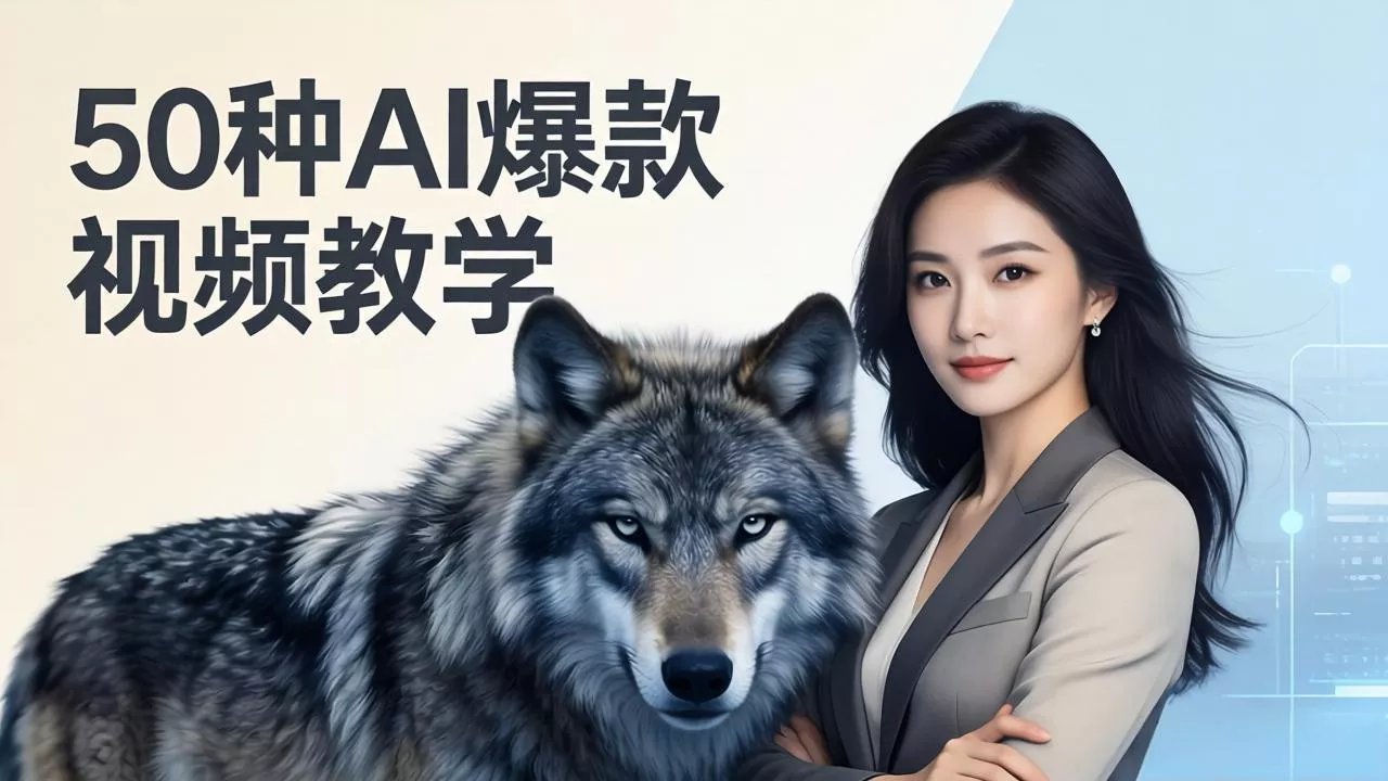 50种AI爆款视频教学:影视级古诗词+治愈萌宠+山海经蛟龙,高阶宝典商业落地 50种AI爆款视频教学:影视级古诗词+治愈萌宠+山海经蛟龙,高阶宝典商业落地