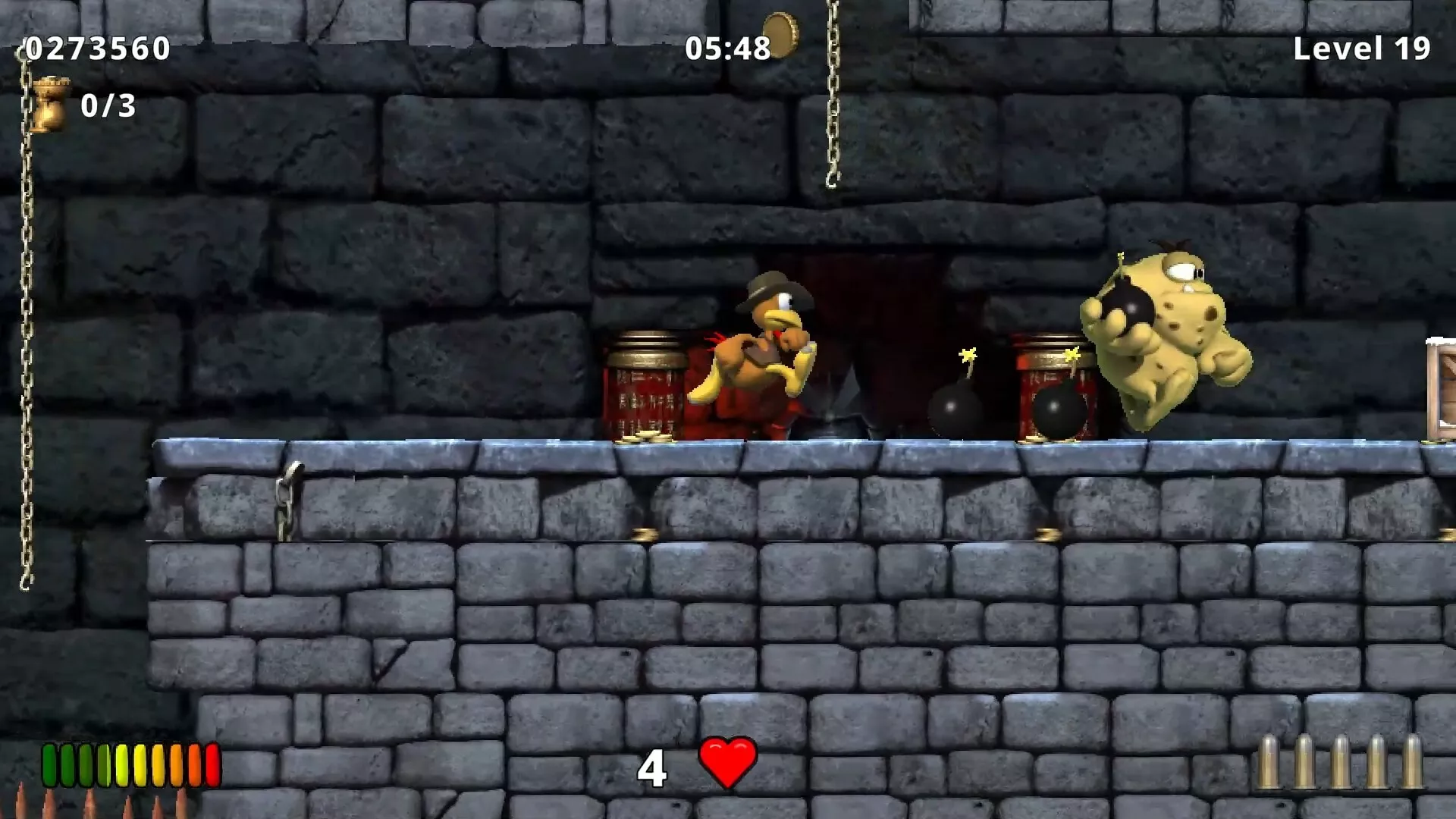 《怪鸡历险记 Moorhuhn Jump and Run Traps and Treasures》Switch英日文版NSZ下载 - 轻创社