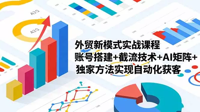外贸新模式实战课程-更新2月，账号搭建+截流技术+AI矩阵+独家方法实现自动化获客 - 轻创社
