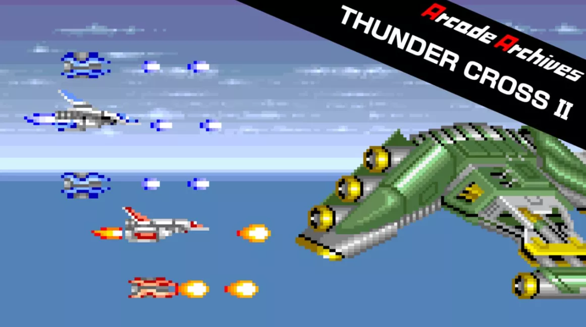 《街机档案馆：雷霆战机2 Arcade Archives THUNDER CROSS II》Switch英文版NSP下载 - 轻创社