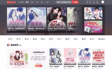 漫画小说源码网站程序CMS源码 - 轻创社
