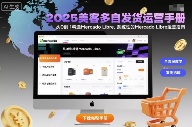 2025美客多自发货运营手册：从0到1精通Mercado Libre，系统性的Mercado Libre运营指南 - 轻创社