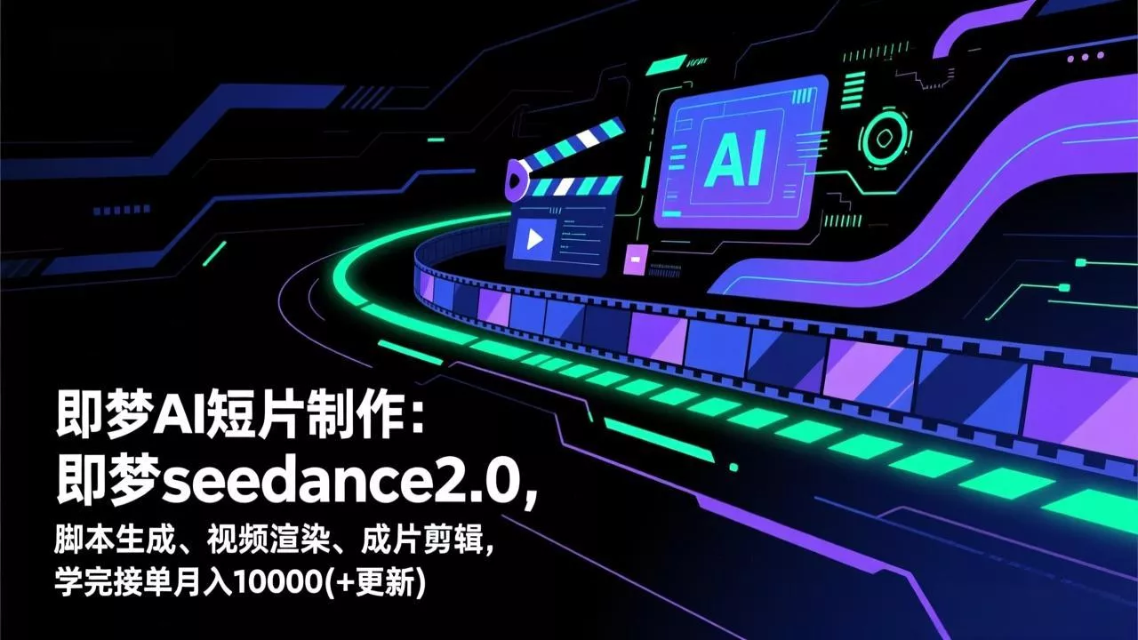 即梦AI短片制作(更新 - 轻创社