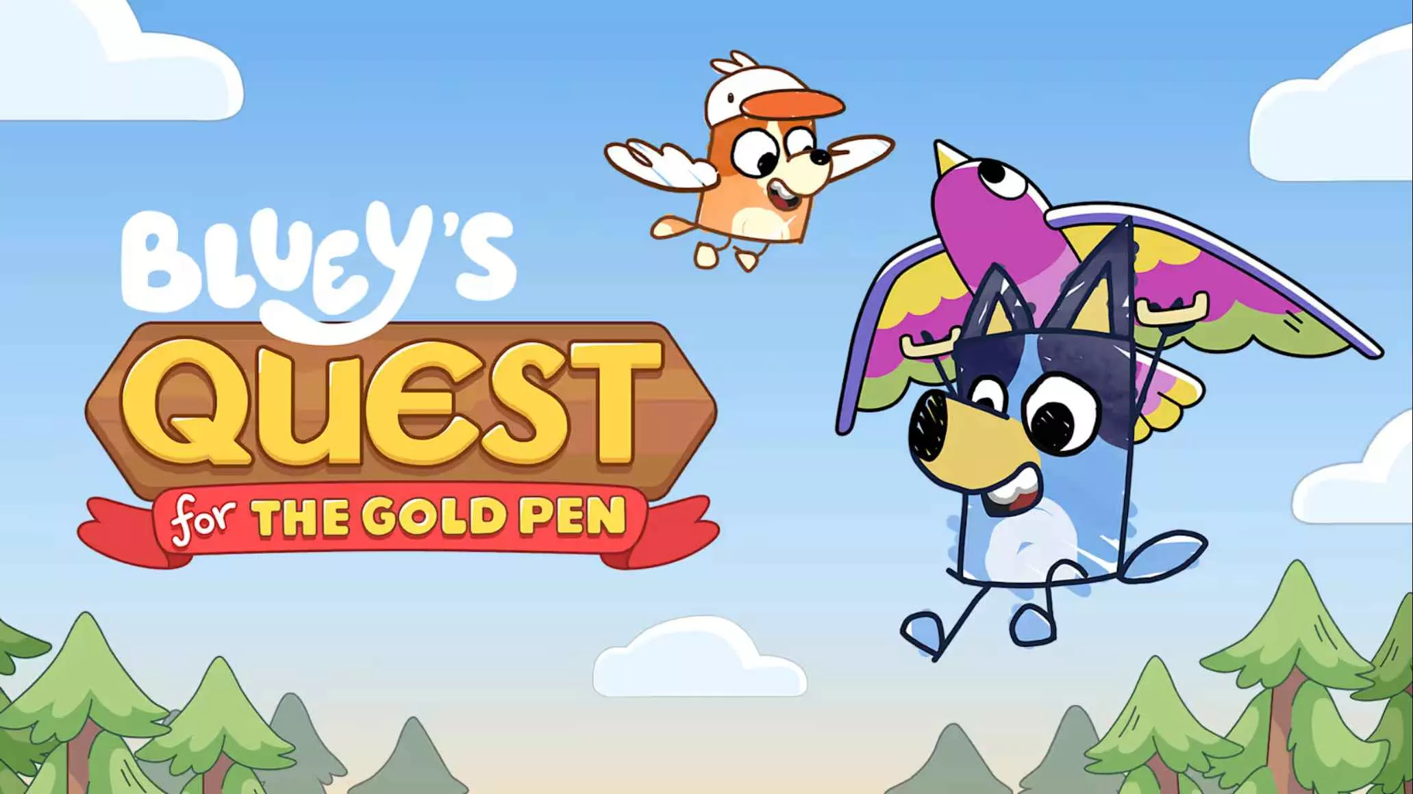 布鲁伊寻找金笔 .Bluey’s Quest For The Gold Pen 中文
