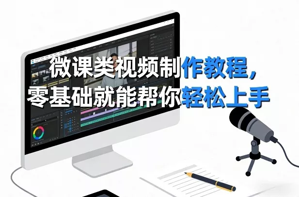 微课类视频制作教程，零基础就能帮你轻松上手 - 轻创社