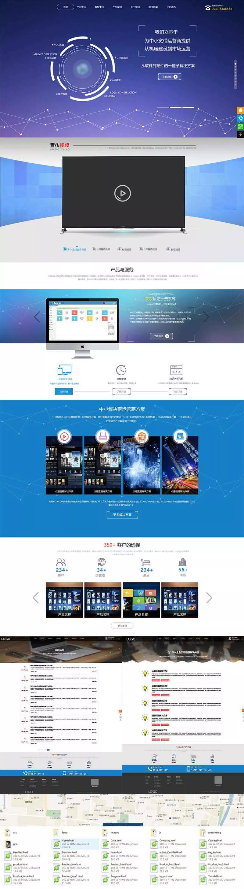 软件开发智能科技公司网站html模板 - 轻创社