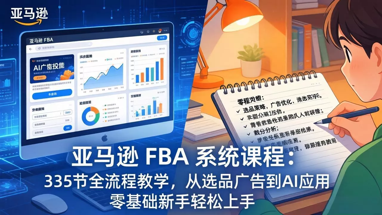 亚马逊 FBA 系统课程(更新26年3月 - 轻创社
