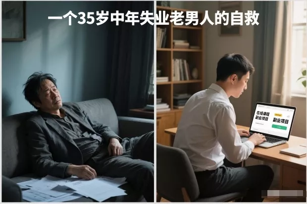 付费文章：一个35岁中年失业老男人的自救 - 轻创社