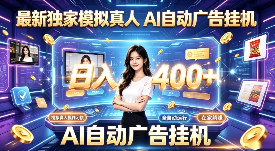 最新独家模拟真人，AI自动挂号挂G，日入400+，全程全自动运行，无需人工【揭秘】 - 轻创社