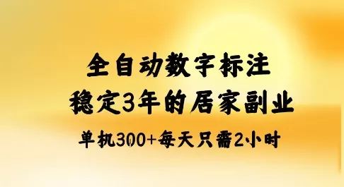 全自动数字标注，稳定3年的蓝海项目，居家也能矩阵开干的副业，单机日入3张+【揭秘】 - 轻创社