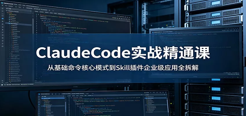 ClaudeCode实战精通课：从基础命令核心模式到Skill插件企业级应用全拆解 - 轻创社