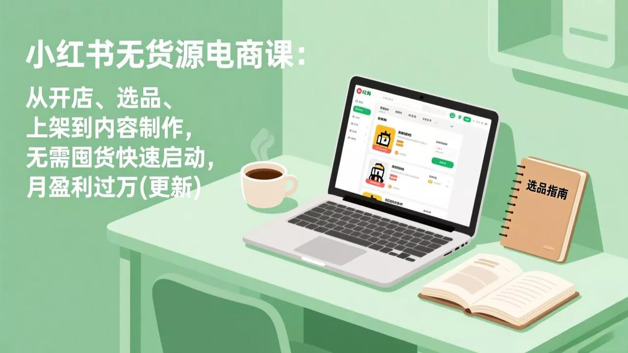 小红书无货源电商课(3月更新 - 轻创社