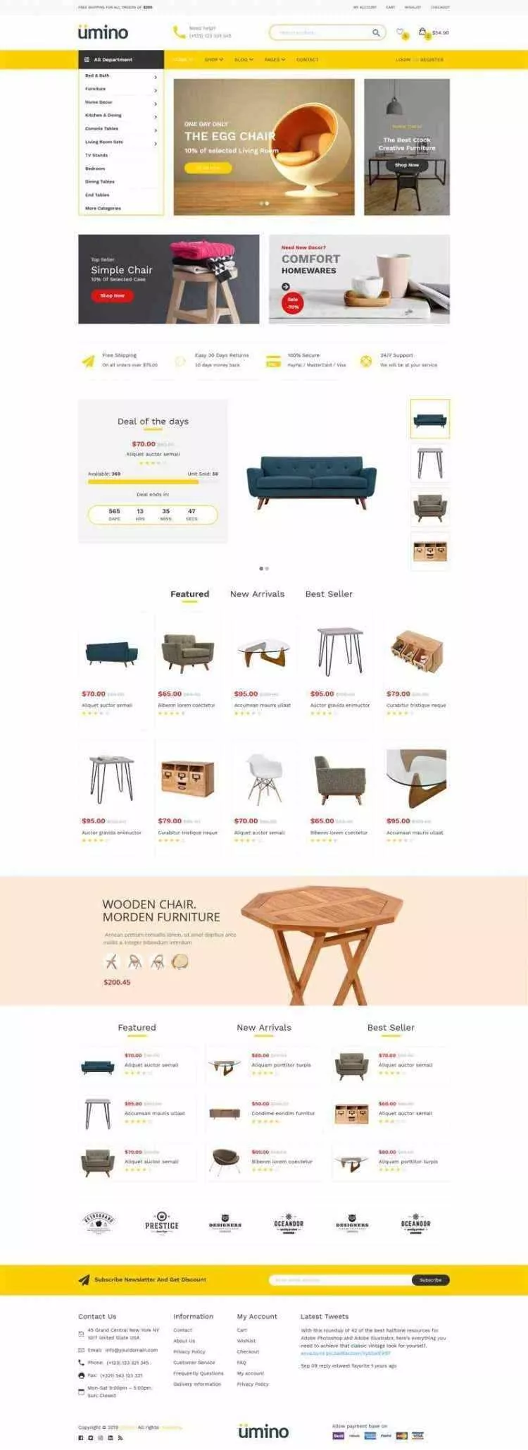 Bootstrap4响应式室内家具家居用品电商销售商城 - 轻创社