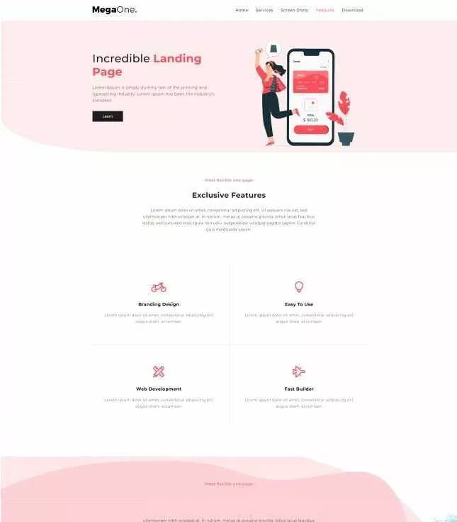 APP登录界面设计服务公司网站html模板 - 轻创社