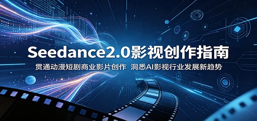 Seedance2.0影视创作指南：贯通动漫短剧商业影片创作，洞悉AI影视行业发展新趋势 - 轻创社
