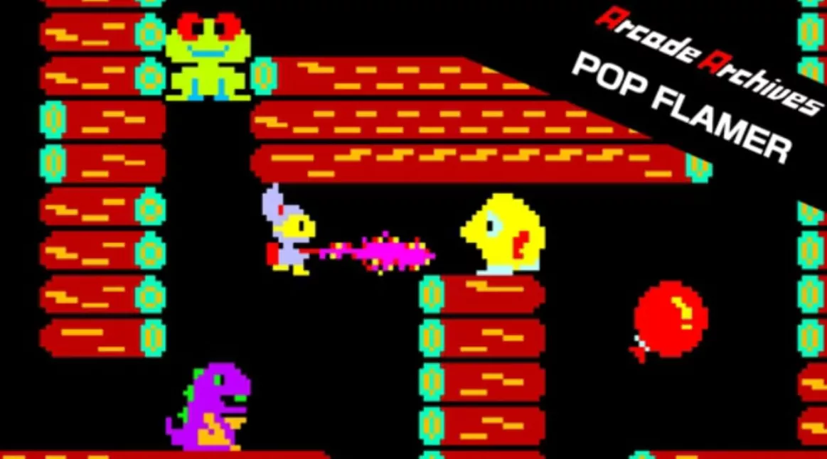 《街机：POP火焰 Arcade Archives POP FLAMER》Switch英文版NSP下载 - 轻创社